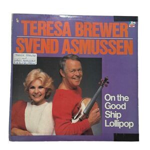TERESA BREWER & SVEND ASMUSSEN: on the good ship lollipop DOCTOR JAZZ 12" LP